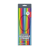 Kikkerland Kikkerland - herbruikbare rietjes - gradient (set van 12)