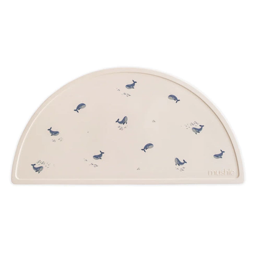 Mushie Mushie - placemat - walvissen Mushie Mushie - placemat - walvissen