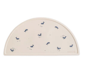 Mushie Mushie - placemat - whales