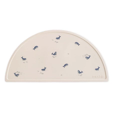 Mushie Mushie - placemat - walvissen Mushie Mushie - placemat - walvissen