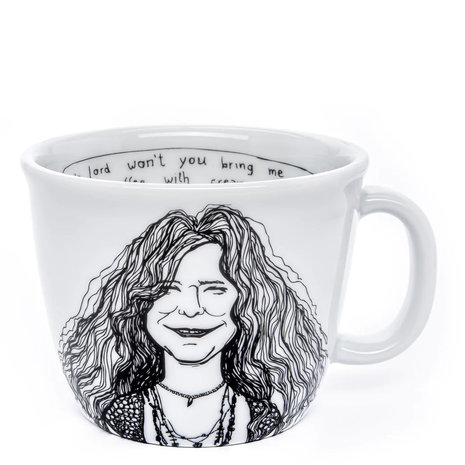 PolonaPolona PolonaPolona - mok (35 cl) - Janis, the braless flower child PolonaPolona PolonaPolona - mok (35 cl) - Janis, the braless flower child