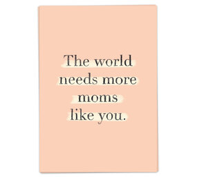 Kaart Blanche Kaart blanche - wenskaart - more moms
