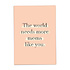 Kaart blanche - wenskaart - more moms Kaart blanche - wenskaart - more moms