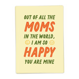 Kaart Blanche Kaart blanche - wenskaart - out off all the moms