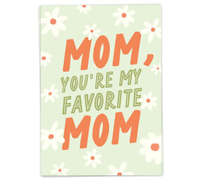 Kaart Blanche Kaart blanche - wenskaart - fave mom