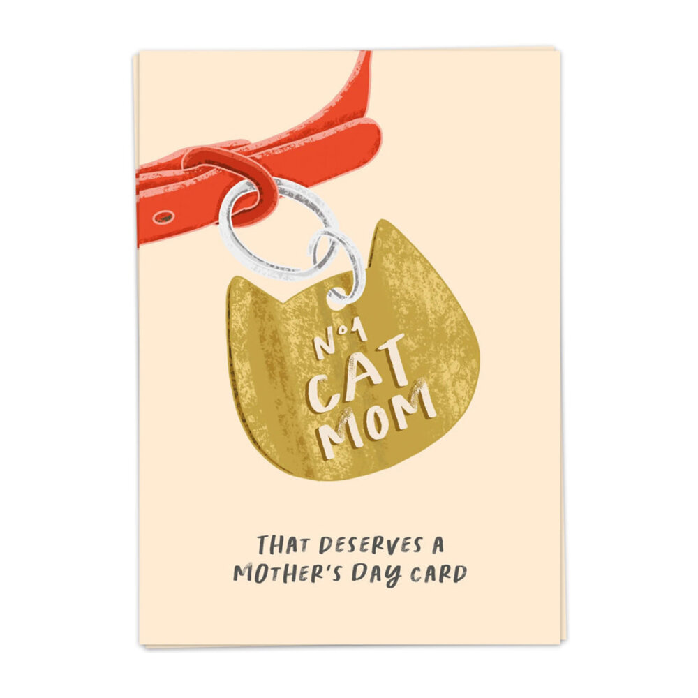 Kaart Blanche Kaart blanche - wenskaart - kattenmoeder