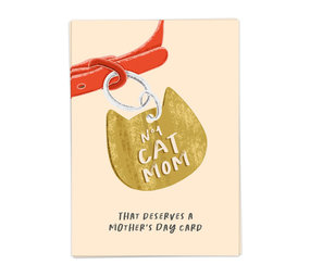 Kaart Blanche Kaart blanche - wenskaart - cat mom Kaart Blanche Kaart blanche - wenskaart - cat mom