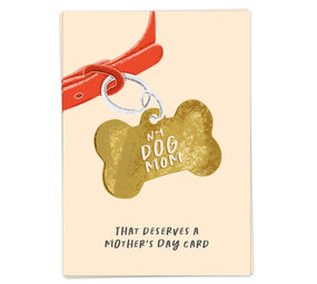 Kaart Blanche Kaart blanche - wenskaart - dog mom