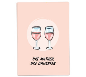 Kaart Blanche Kaart blanche - wenskaart - like mother