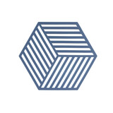 Zone Denmark Zone - panonderzetter hexagon (16x14cm) - denim