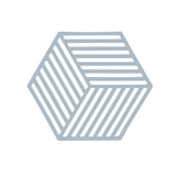 Zone Denmark Zone - panonderzetter hexagon (16x14cm) - sky