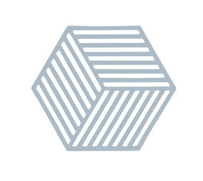 Zone Denmark Zone - panonderzetter hexagon (16x14cm) - sky