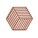 Zone Denmark Zone - panonderzetter hexagon (16x14cm) - terracotta