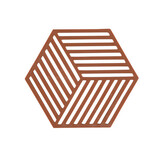 Zone Denmark Zone - panonderzetter hexagon (16x14cm) - terracotta Zone Denmark Zone - panonderzetter hexagon (16x14cm) - terracotta