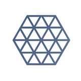 Zone Denmark Zone - panonderzetter triangles (16x14cm) - denim Zone Denmark Zone - panonderzetter triangles (16x14cm) - denim