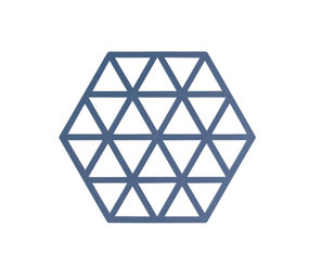 Zone Denmark Zone - panonderzetter triangles (16x14cm) - denim Zone Denmark Zone - panonderzetter triangles (16x14cm) - denim