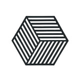 Zone Denmark Zone - panonderzetter hexagon (16x14cm) - black Zone Denmark Zone - panonderzetter hexagon (16x14cm) - black