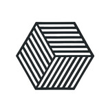 Zone Denmark Zone - panonderzetter hexagon (16x14cm) - black Zone Denmark Zone - panonderzetter hexagon (16x14cm) - black