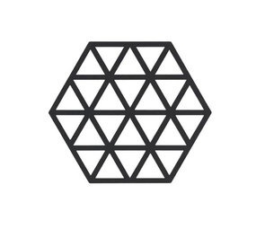Zone Denmark Zone - panonderzetter triangles (16x14cm) - black Zone Denmark Zone - panonderzetter triangles (16x14cm) - black