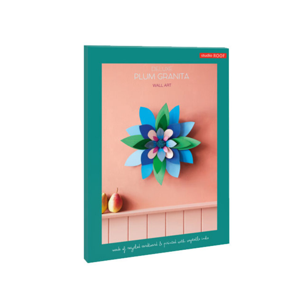 Studio Roof Studio Roof - muurdecoratie bloem - deluxe plum granita