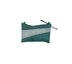 Susan Bijl Susan Bijl - the new pouch small - pine & grey Susan Bijl Susan Bijl - the new pouch small - pine & grey