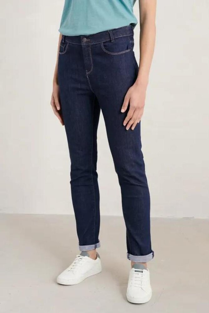 Seasalt lamledra jeans dark indigo wash (ss23) Hoge Ramen