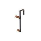 Yamazaki Yamazaki - deurhanger (2 haken) - black Yamazaki Yamazaki - deurhanger (2 haken) - black
