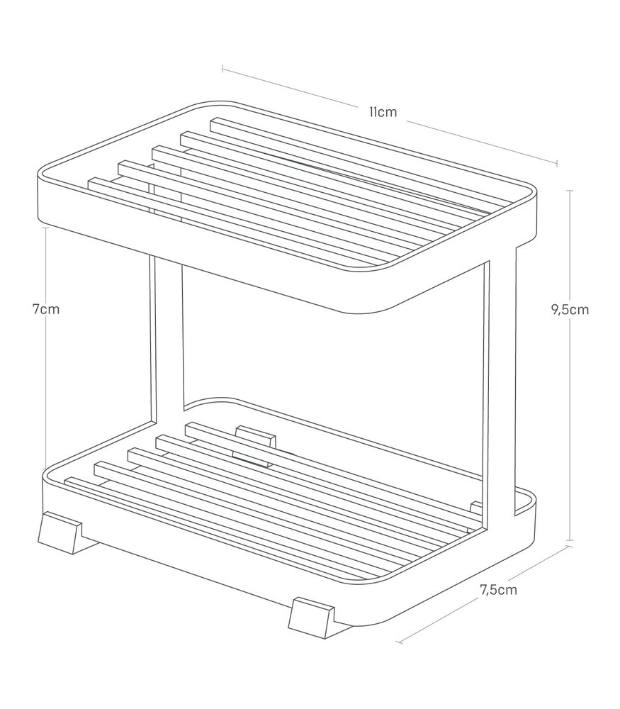 Yamazaki Yamazaki - tower zeeprekje (2 plankjes) - zwart