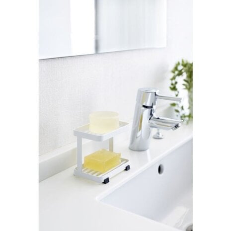 Yamazaki Yamazaki - tower zeeprekje (2 plankjes) - wit Yamazaki Yamazaki - tower zeeprekje (2 plankjes) - wit