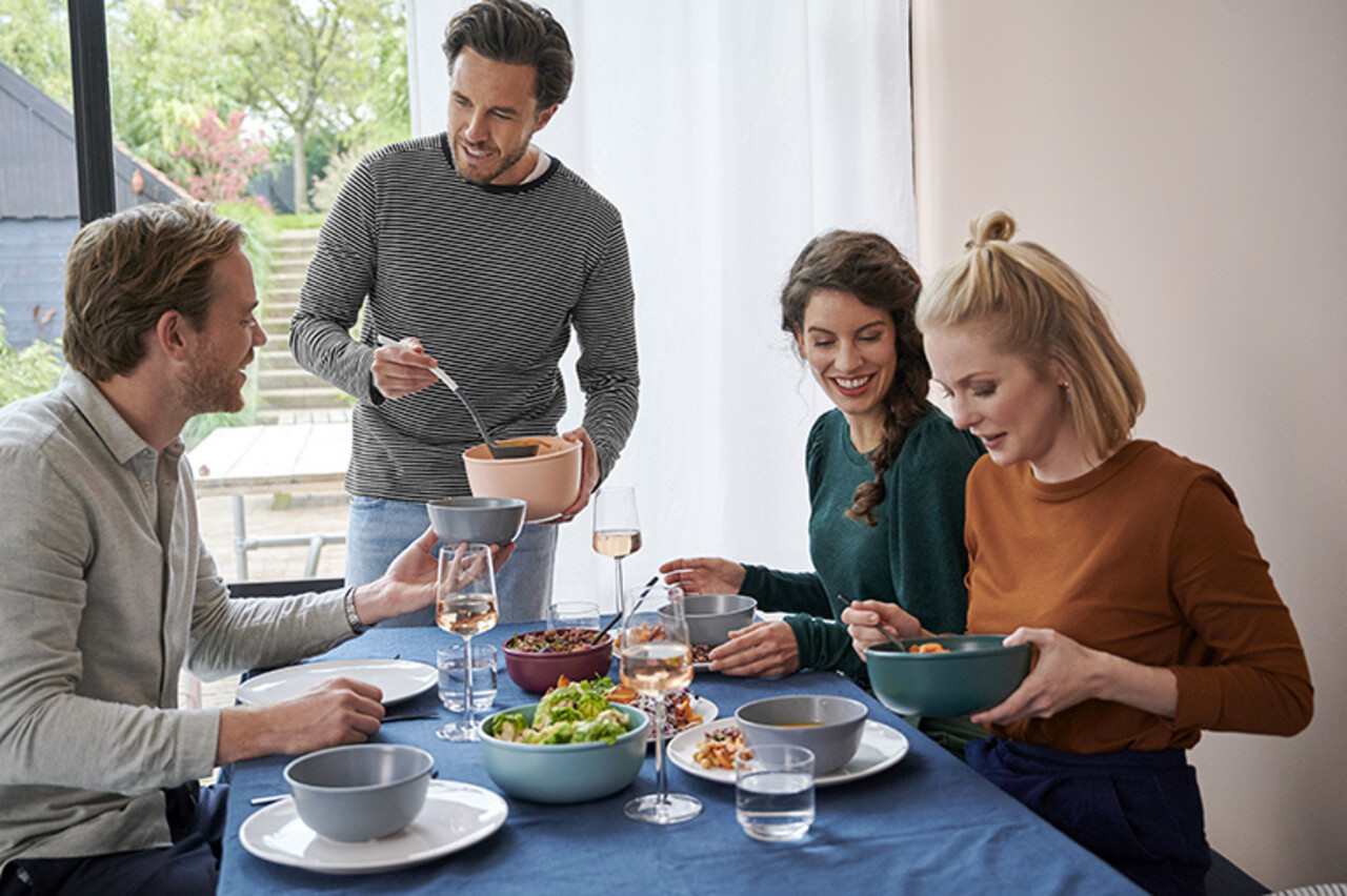 Mepal Mepal - multikom cirqula rond 350 ml - oudroze Mepal Mepal - multikom cirqula rond 350 ml - oudroze