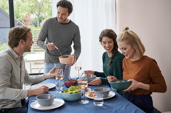 Mepal Mepal - multikom cirqula rond 3000 ml - helderblauw Mepal Mepal - multikom cirqula rond 3000 ml - helderblauw