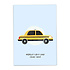 Kaart blanche - wenskaart - best taxi Kaart blanche - wenskaart - best taxi