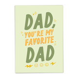 Kaart Blanche Kaart blanche - wenskaart - fave dad