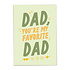 Kaart blanche - wenskaart - fave dad Kaart blanche - wenskaart - fave dad