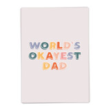 Kaart Blanche Kaart blanche - wenskaart - okayest dad Kaart Blanche Kaart blanche - wenskaart - okayest dad