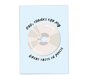 Kaart Blanche Kaart blanche - wenskaart - dad music Kaart Blanche Kaart blanche - wenskaart - dad music