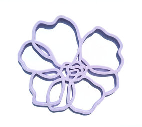 Tools2cook Tools2cook - siliconen panonderzetter anemone - lilac