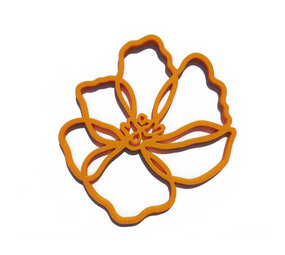 Tools2cook Tools2cook - siliconen panonderzetter poppy - orange Tools2cook Tools2cook - siliconen panonderzetter poppy - orange
