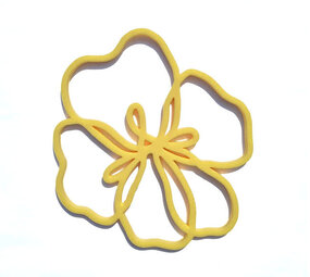 Tools2cook Tools2cook - siliconen panonderzetter violet - yellow