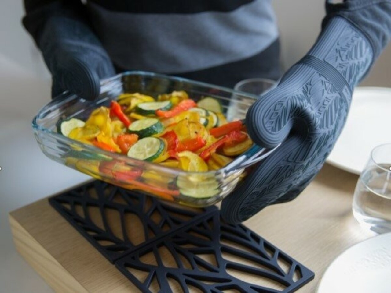 Tools2cook Tools2cook - siliconen onderzetter - zwart