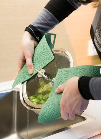 Tools2cook Tools2cook - siliconen pannenlap – groen