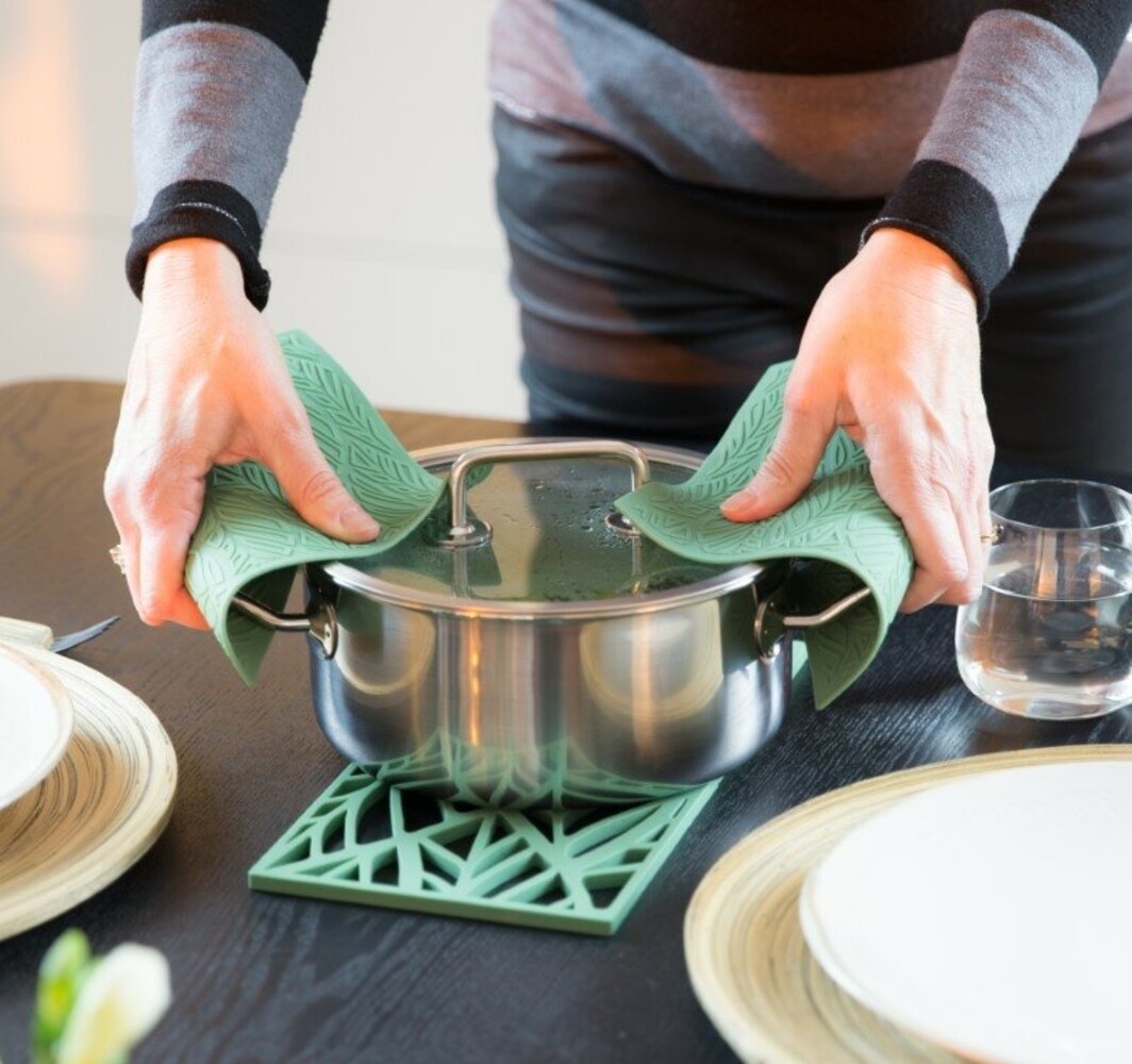 Tools2cook Tools2cook - siliconen pannenlap – groen