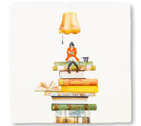 Storytiles Storytiles - tegel medium - bookworm (13x13 cm)