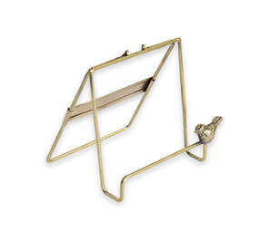 Storytiles Storytiles - houder - golden stand bird Storytiles Storytiles - houder - golden stand bird