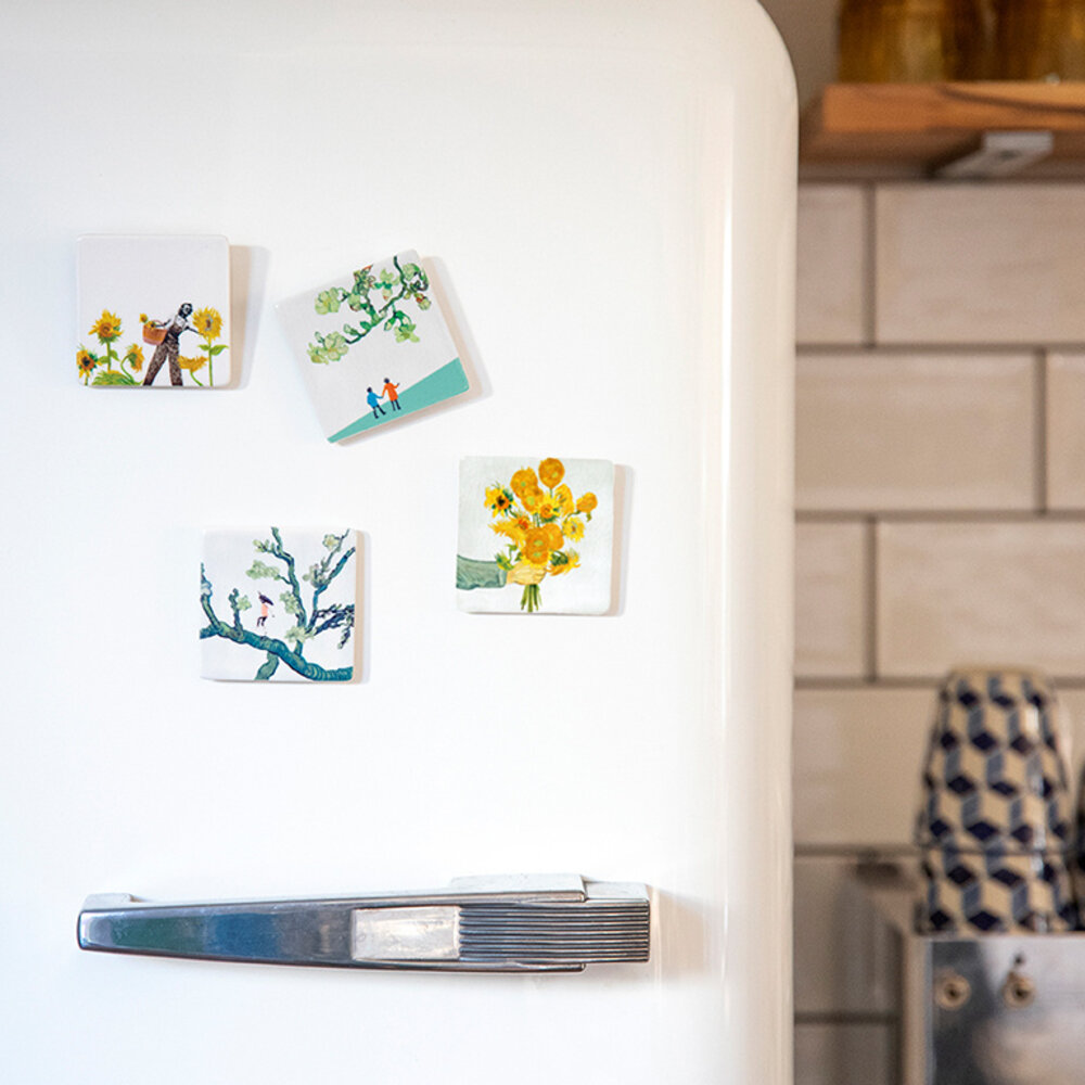 Storytiles Storytiles - tegel magneet - sunflowers from me to you (6x6 cm) Storytiles Storytiles - tegel magneet - sunflowers from me to you (6x6 cm)