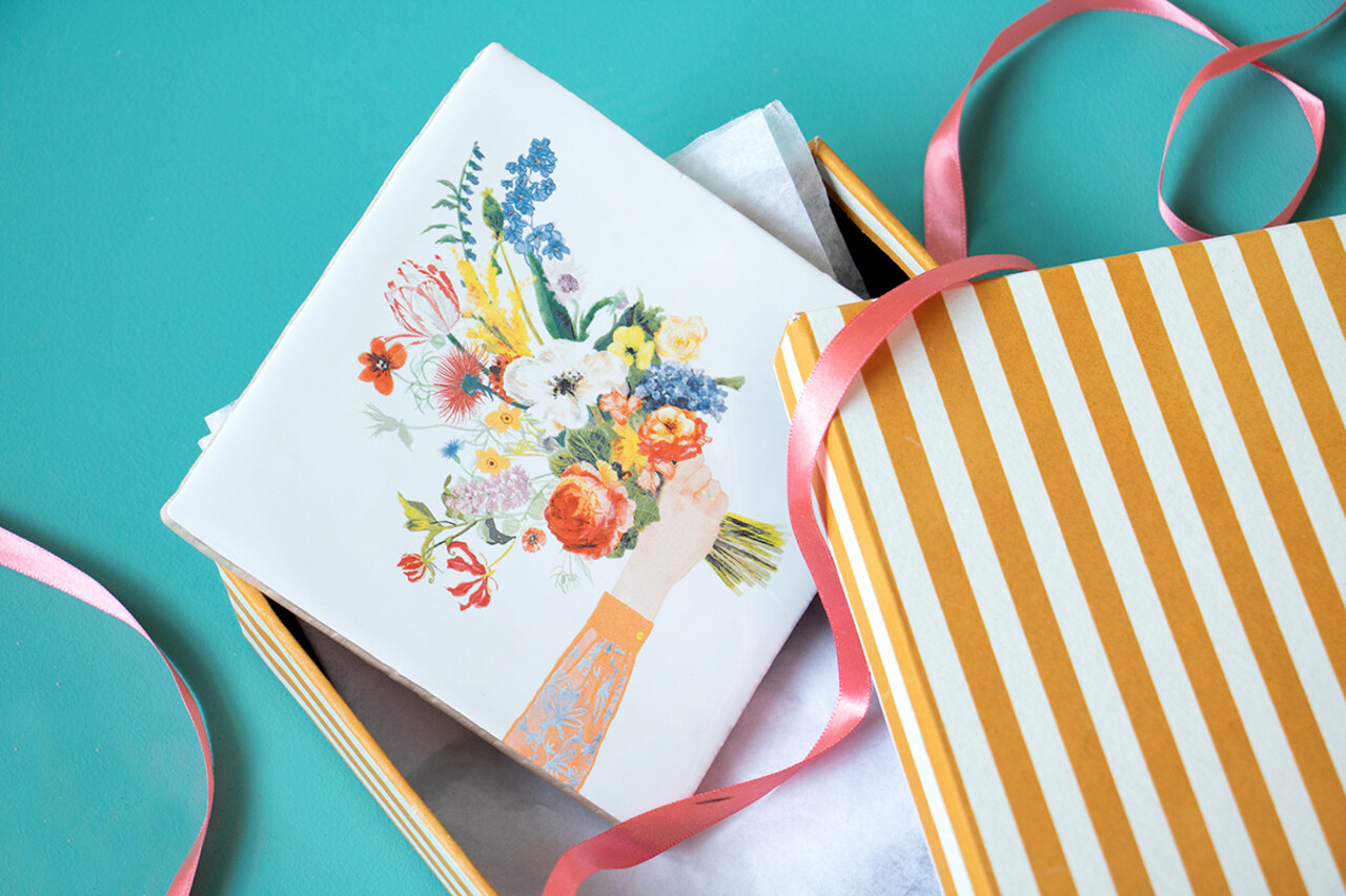 Storytiles Storytiles - tegel medium - flowers say it all (13x13 cm)