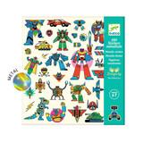 Djeco Djeco - stickers metallic - robots