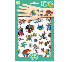 Djeco Djeco - tattoos - heroes vs villains
