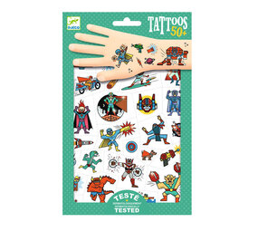 Djeco Djeco - tattoos - heroes vs villains Djeco Djeco - tattoos - heroes vs villains