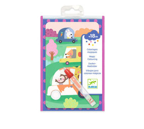 Djeco Djeco - kleuren met water - on the road Djeco Djeco - kleuren met water - on the road